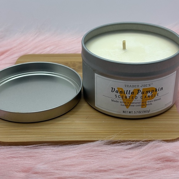 Trader Joe’s vanilla pumpkin scented candle - Picture 3 of 3